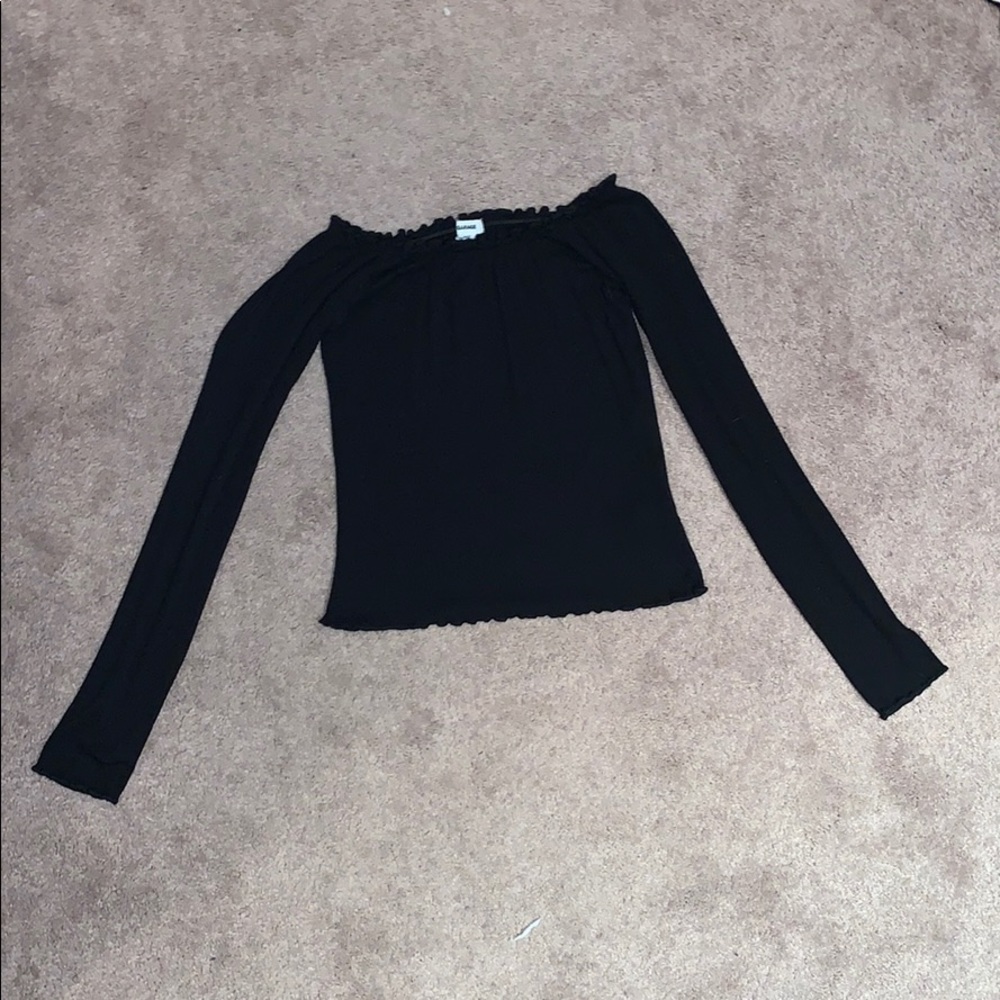 Garage off the shoulder long sleeve